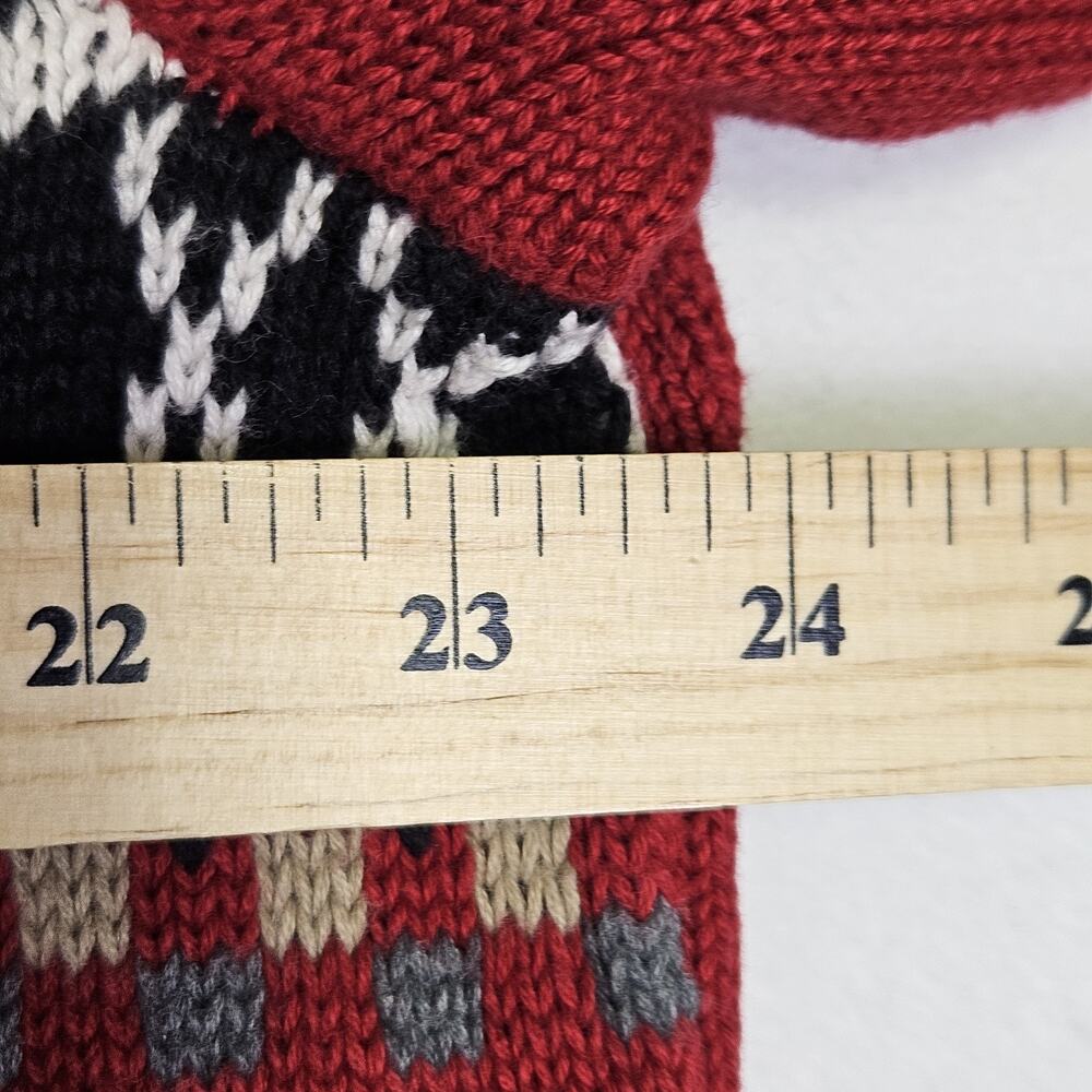 Y2K Dockers Men XL Nordic Fair Isle Sweater Winter Crew Neck Long Sleeve Holiday - Picture 10 of 12